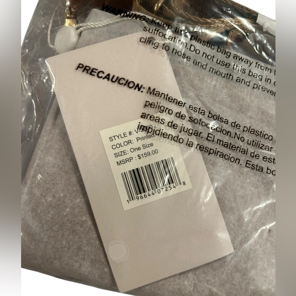 🤎 Valentino Orlandi Brown Monogram Flap Crossbody Bag NWT ✨ - Picture 6 of 7